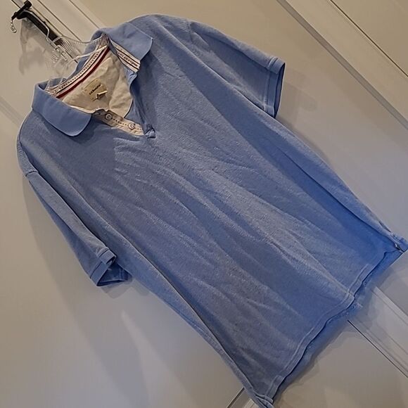 G.H. Bass&Co Blue Thick Cotton Top - Picture 1 of 8